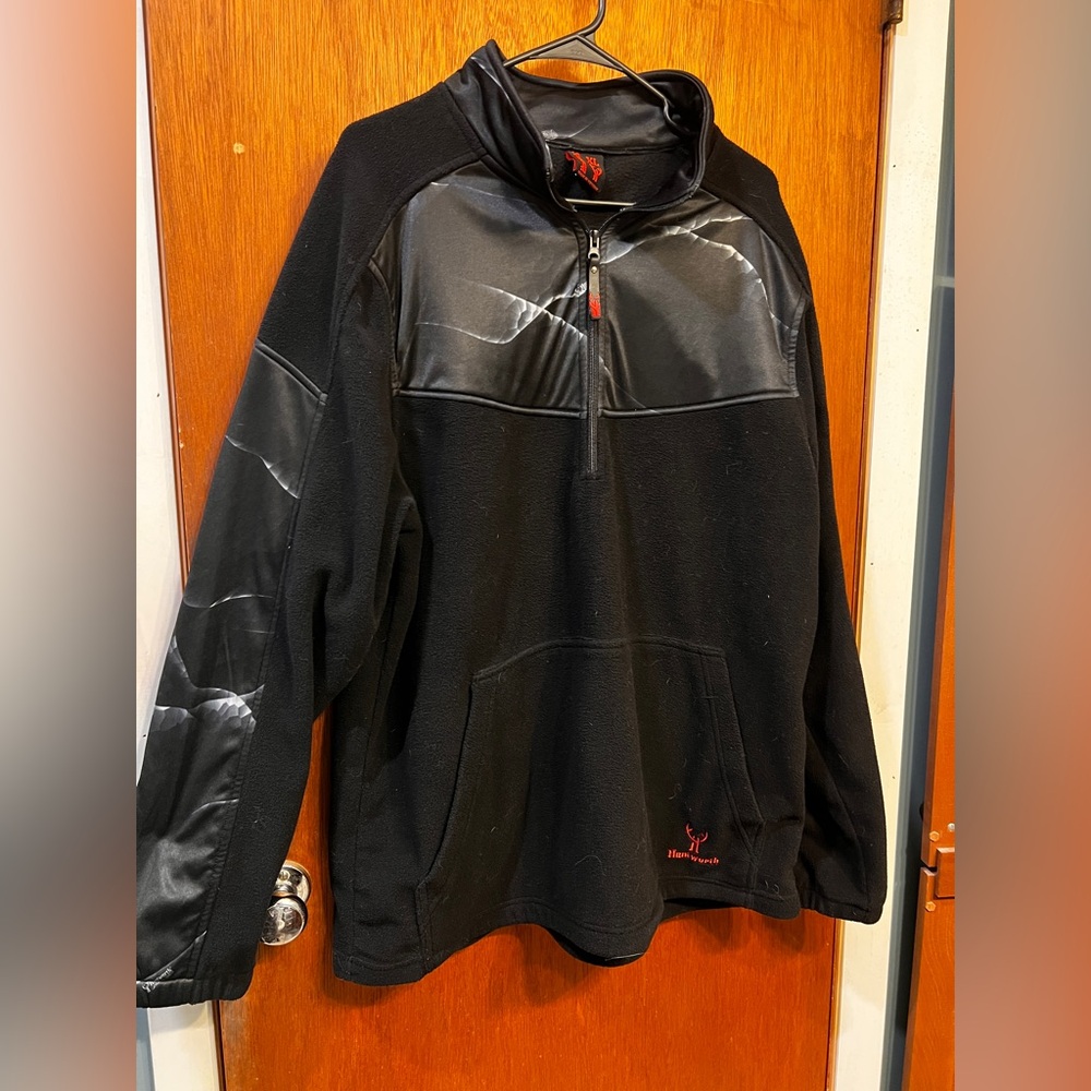 Men's Black Zip-Up Sweater